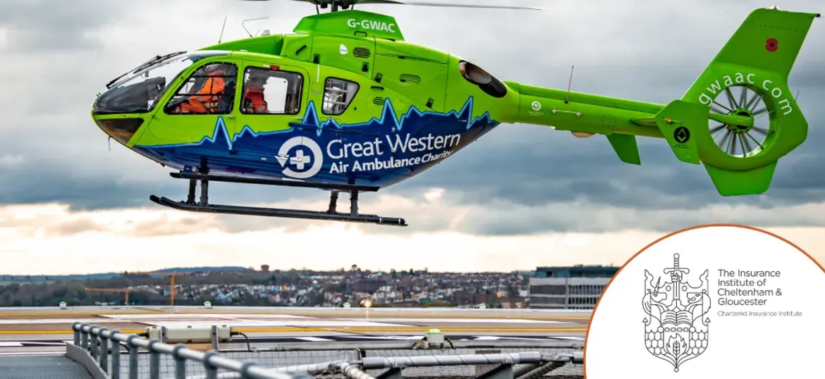 The Insurance Institute of Cheltenham and Gloucester | Supporting Great Western Air Ambulance Charity